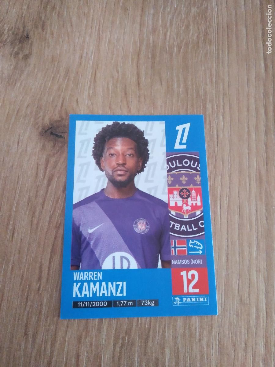 Cromos de F&uacute;tbol: 497 WARREN KAMANZI TOULOUSE CROMO FUTBOL PANINI LIGUE 1 FOOT 24-25 LIGA FRANCIA 2024-2025
