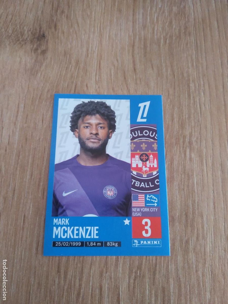Cromos de Futebol: 498 MARK MCKENZIE TOULOUSE CROMO FUTBOL PANINI LIGUE 1 FOOT 24-25 LIGA FRANCIA 2024-2025
