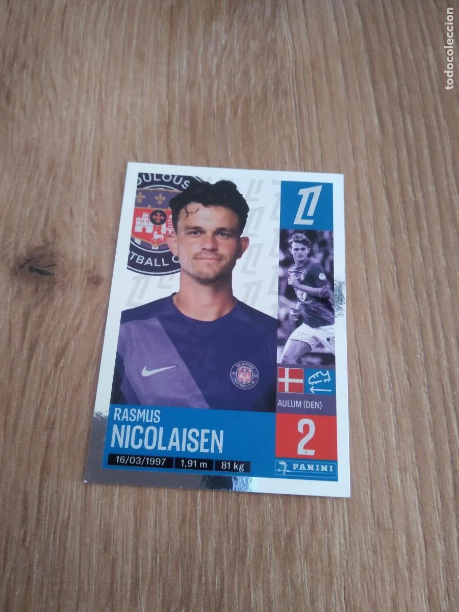 Cromos de Futebol: 499 RASMUS NICOLAISEN TOULOUSE CROMO FUTBOL PANINI LIGUE 1 FOOT 24-25 LIGA FRANCIA 2024-2025