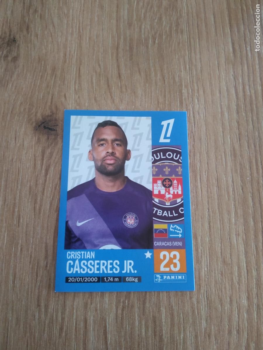 Fu&szlig;ball-Sticker: 503 CRISTIAN CASSERES JR TOULOUSE CROMO FUTBOL PANINI LIGUE 1 FOOT 24-25 LIGA FRANCIA 2024-2025