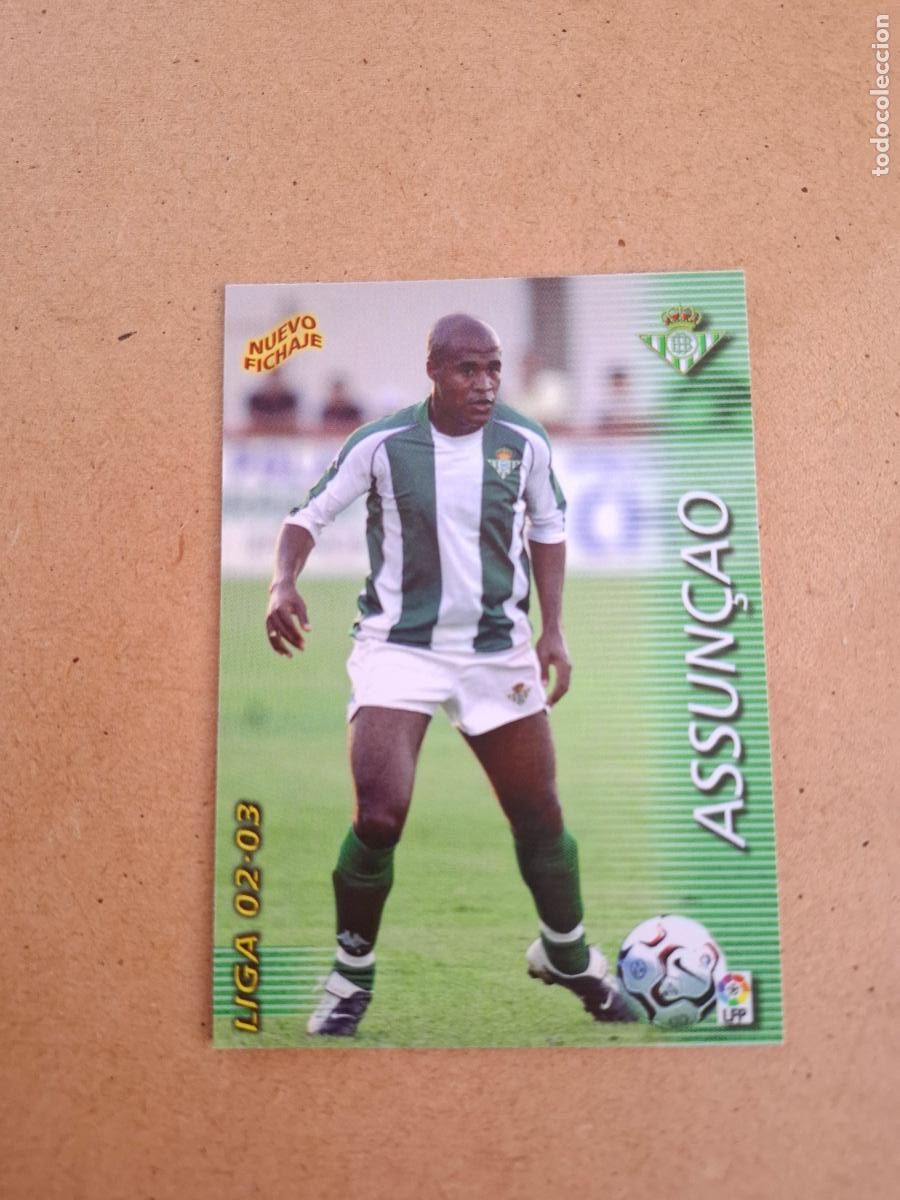 Fu&szlig;ball-Sticker: MEGAFICHAS 2002 2003 02 03 - PANINI - 401 ASSUN&Ccedil;AO ( MEGACRACKS ) - REAL BETIS