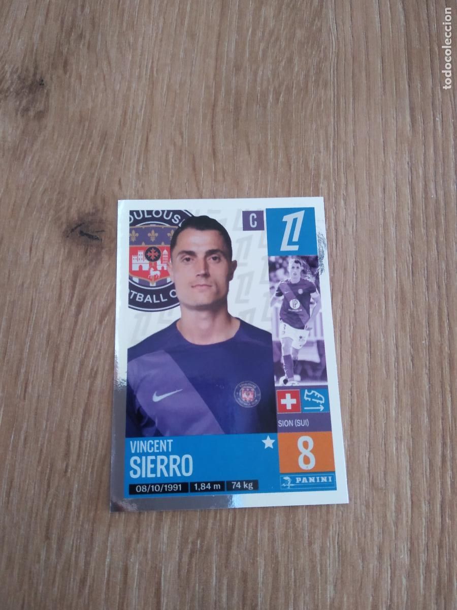 Fu&szlig;ball-Sticker: 506 VINCENT SIERRO TOULOUSE CROMO FUTBOL PANINI LIGUE 1 FOOT 24-25 LIGA FRANCIA 2024-2025