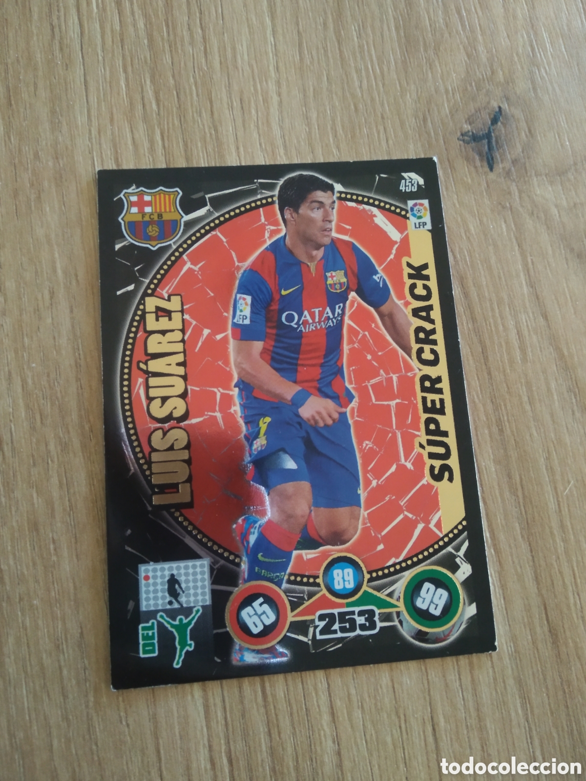 Cromos de F&uacute;tbol: 453 Luis SUAREZ BARCELONA BAR&Ccedil;A SUPERCRACK CROMO FUTBOL PANINI LIGA 14-15 ADRENALYN 2014-2015