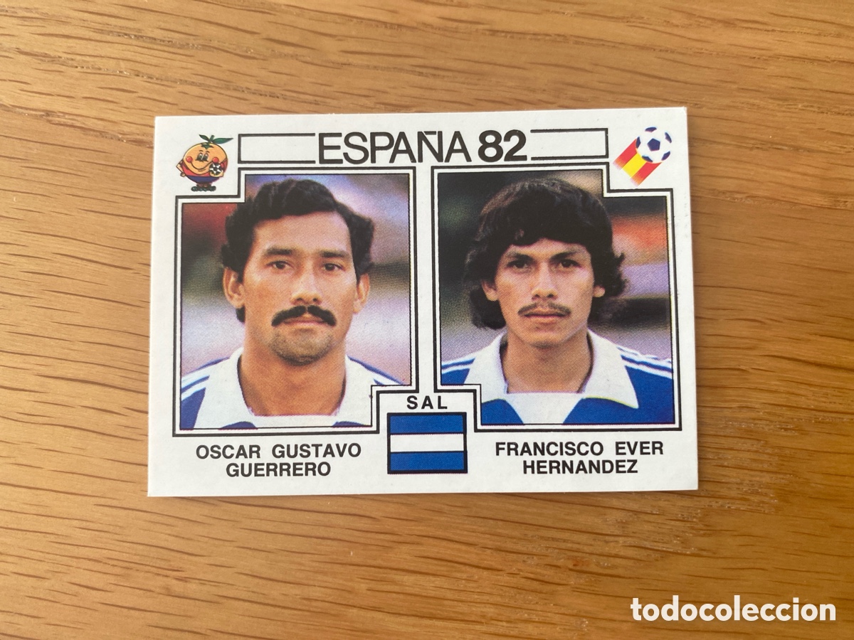 Cromos de F&uacute;tbol: Cromo panini mundial Espa&ntilde;a 82 n&uacute;mero 226 Guerrero/Hern&aacute;ndez - Sticker album world cup Spain 1982