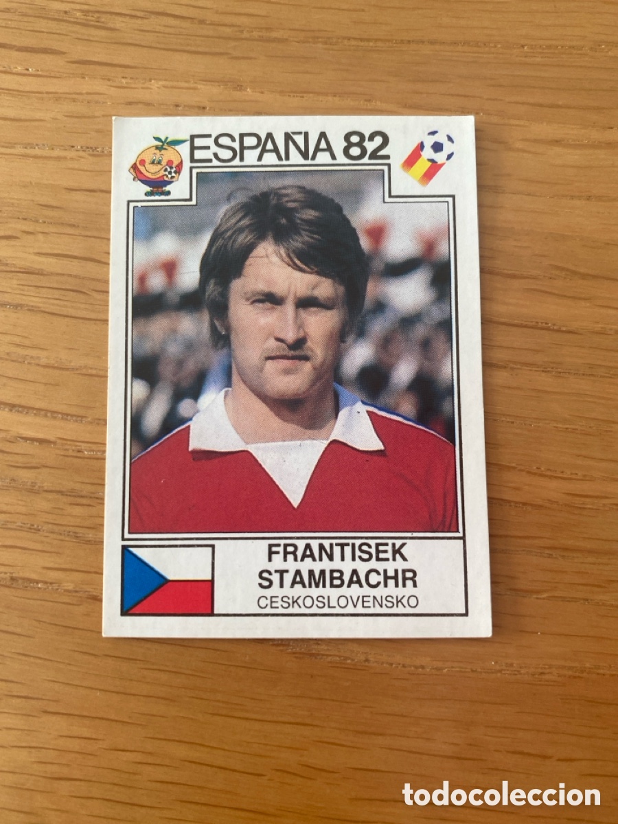 Cromos de F&uacute;tbol: Cromo panini mundial Espa&ntilde;a 82 n&uacute;mero 265 Stambachr - Sticker album world cup Spain 1982