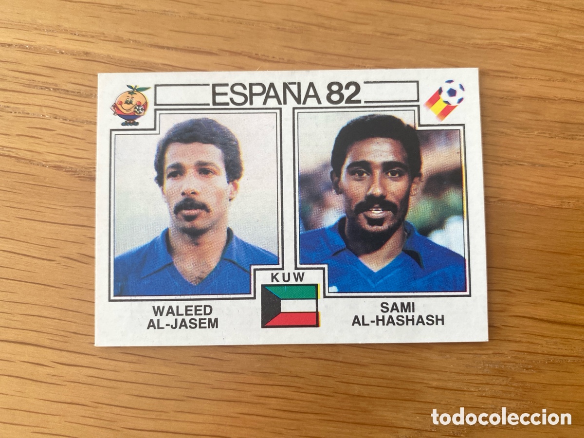Figurine di Calcio: Cromo panini mundial Espa&ntilde;a 82 n&uacute;mero 232 Al-Jasem/Sami - sticker &aacute;lbum world cup Spain 1982