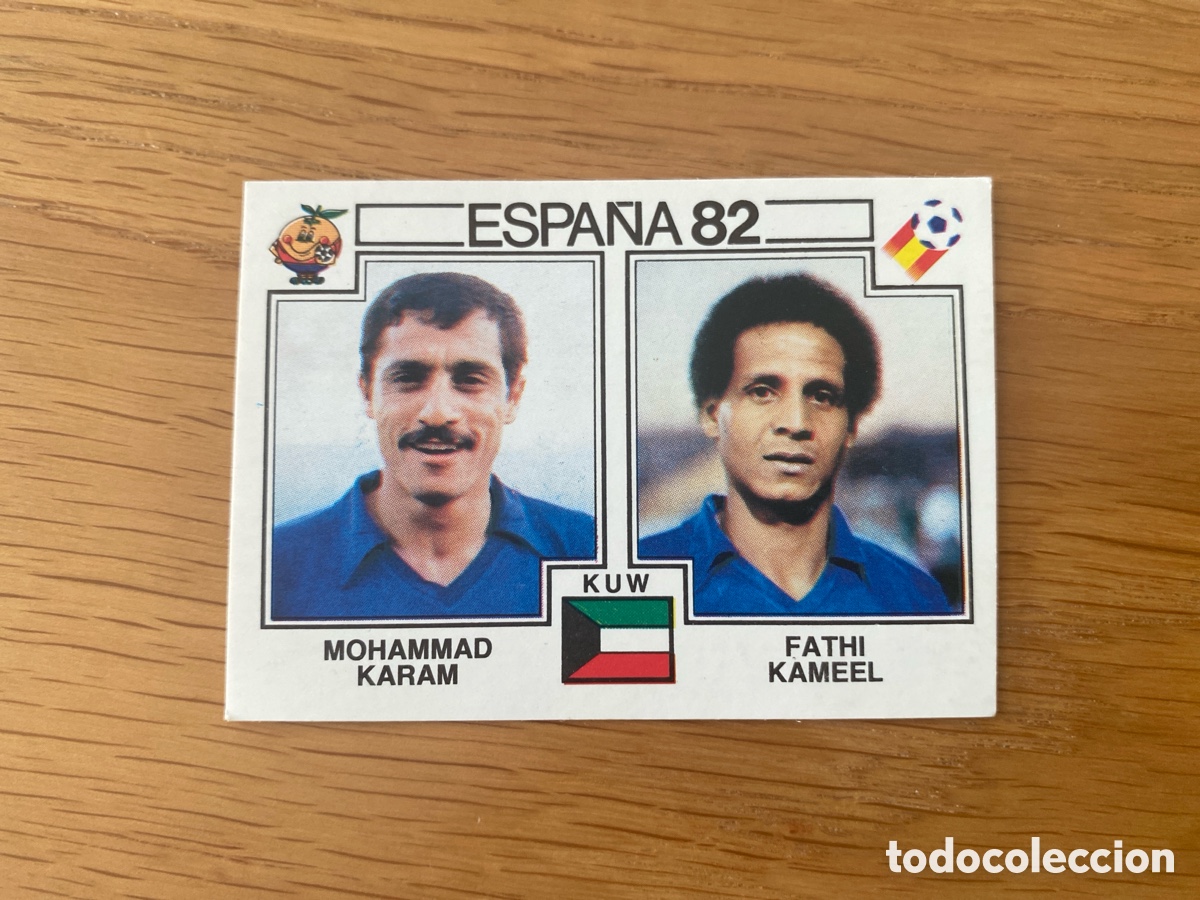 Cromos de F&uacute;tbol: Cromo panini mundial Espa&ntilde;a 82 n&uacute;mero 235 Karam/Kameel - Sticker album world cup Spain 1982