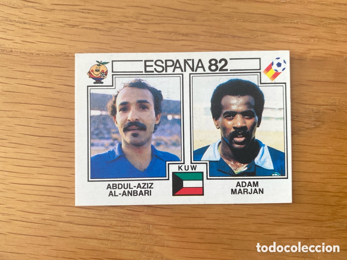 Cromos de F&uacute;tbol: Cromo panini mundial Espa&ntilde;a 82 n&uacute;mero 237 Al-Anbari/Marjan - Sticker album world cup Spain 1982