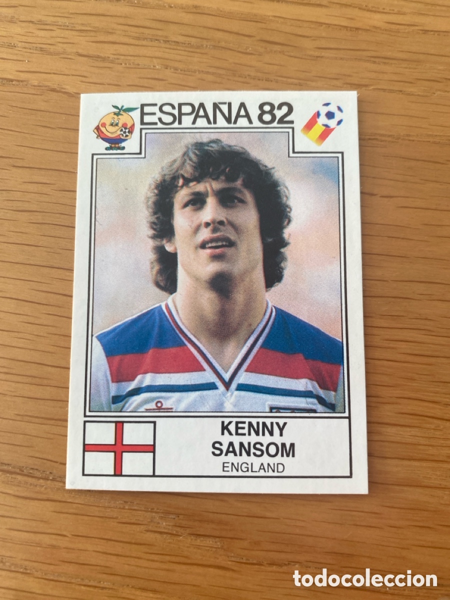 Cromos de F&uacute;tbol: Cromo panini mundial Espa&ntilde;a 82 n&uacute;mero 244 Sansom - Sticker album world cup Spain 1982