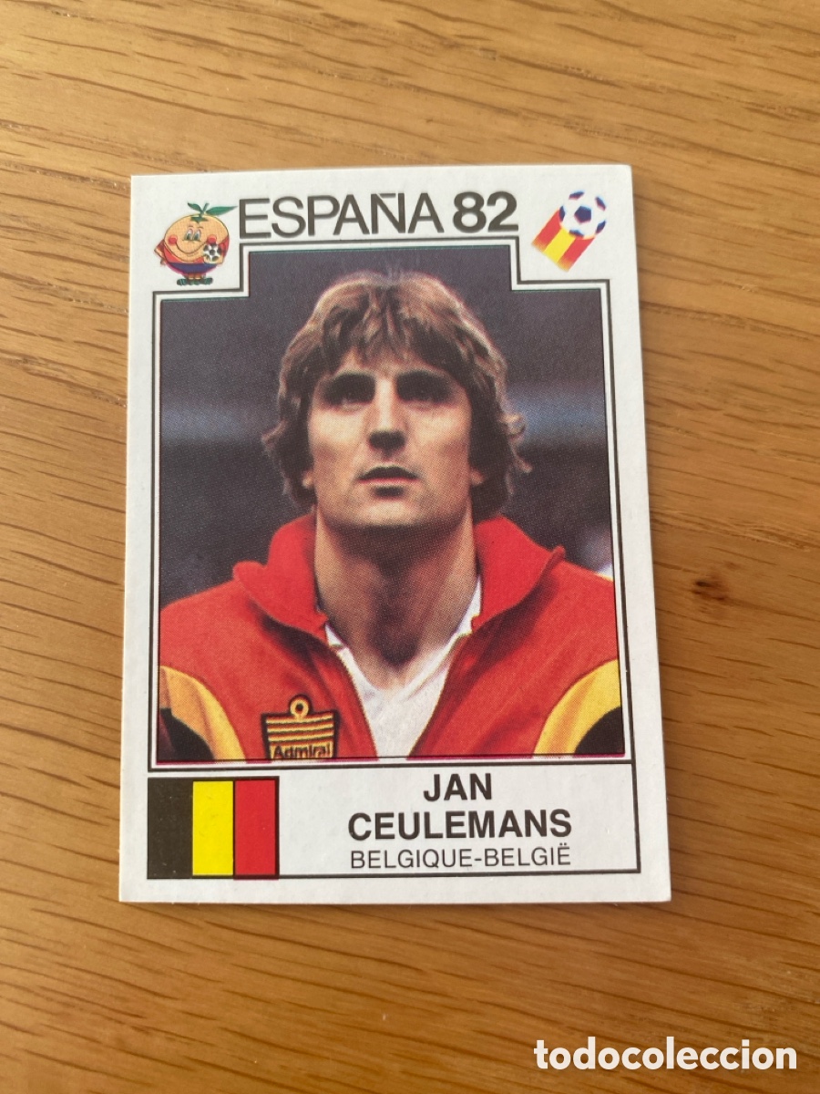 Cromos de F&uacute;tbol: Cromo panini mundial Espa&ntilde;a 82 n&uacute;mero 215 Ceulemans - Sticker album World cup Spain 1982 Belgium