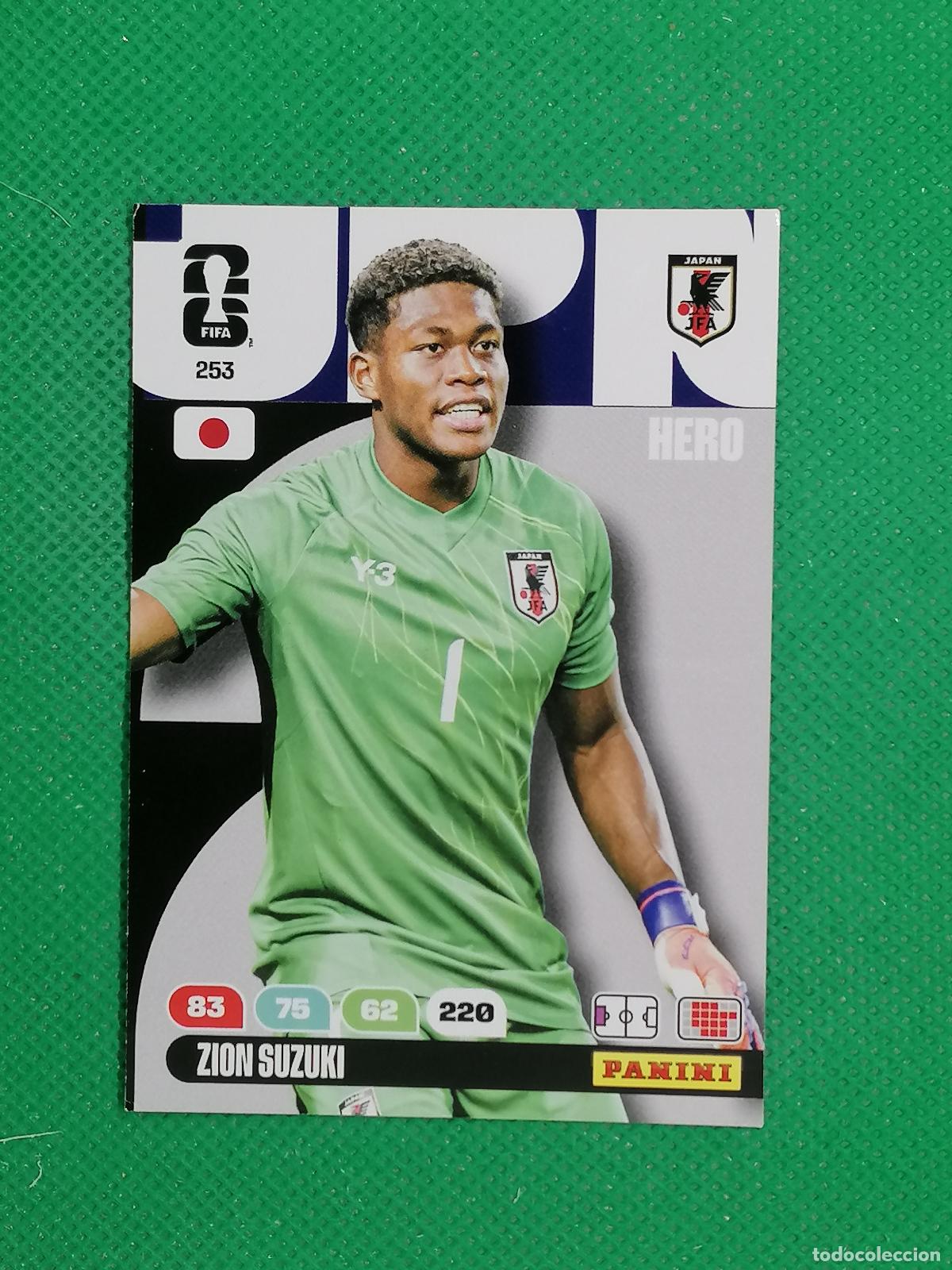 Football Stickers: 253 ZION SUZUKI JAPON HERO ⚽ PANINI ADRENALYN FIFA WORLD CUP 26 2026 ⚽
