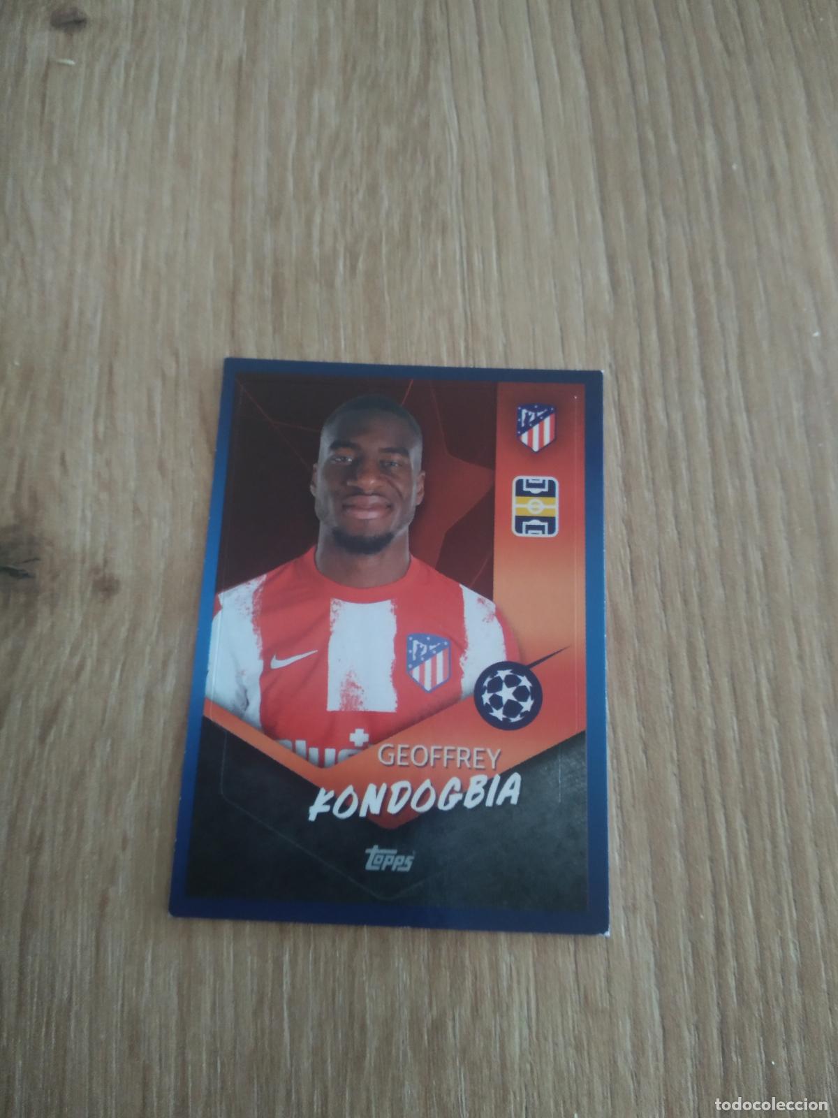 Football Stickers: 148 KONDOGBIA ATLETICO MADRID CROMO FUTBOL TOPPS 21-22 UEFA CHAMPIONS LEAGUE 2021-2022