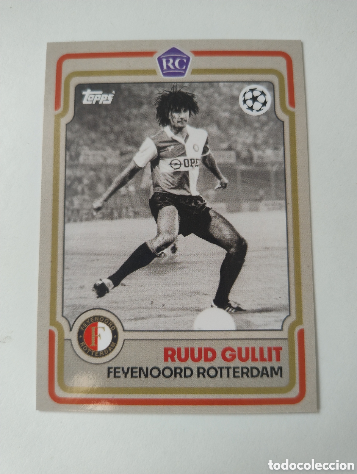 Football Stickers: Ruud Gullit - Feyenoord - Topps Lost Rookies
