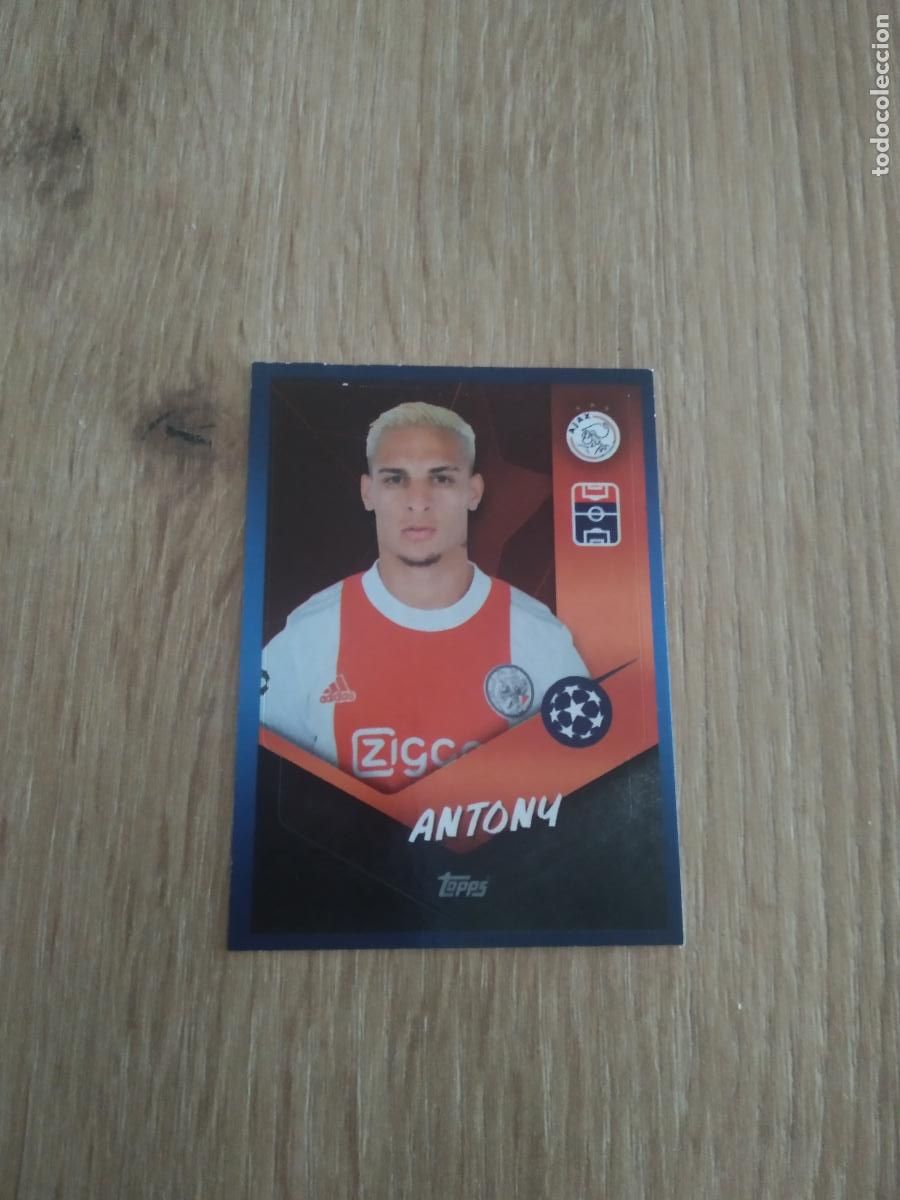 Football Stickers: 262 ANTONY AJAX CROMO FUTBOL TOPPS 21-22 UEFA CHAMPIONS LEAGUE 2021-2022