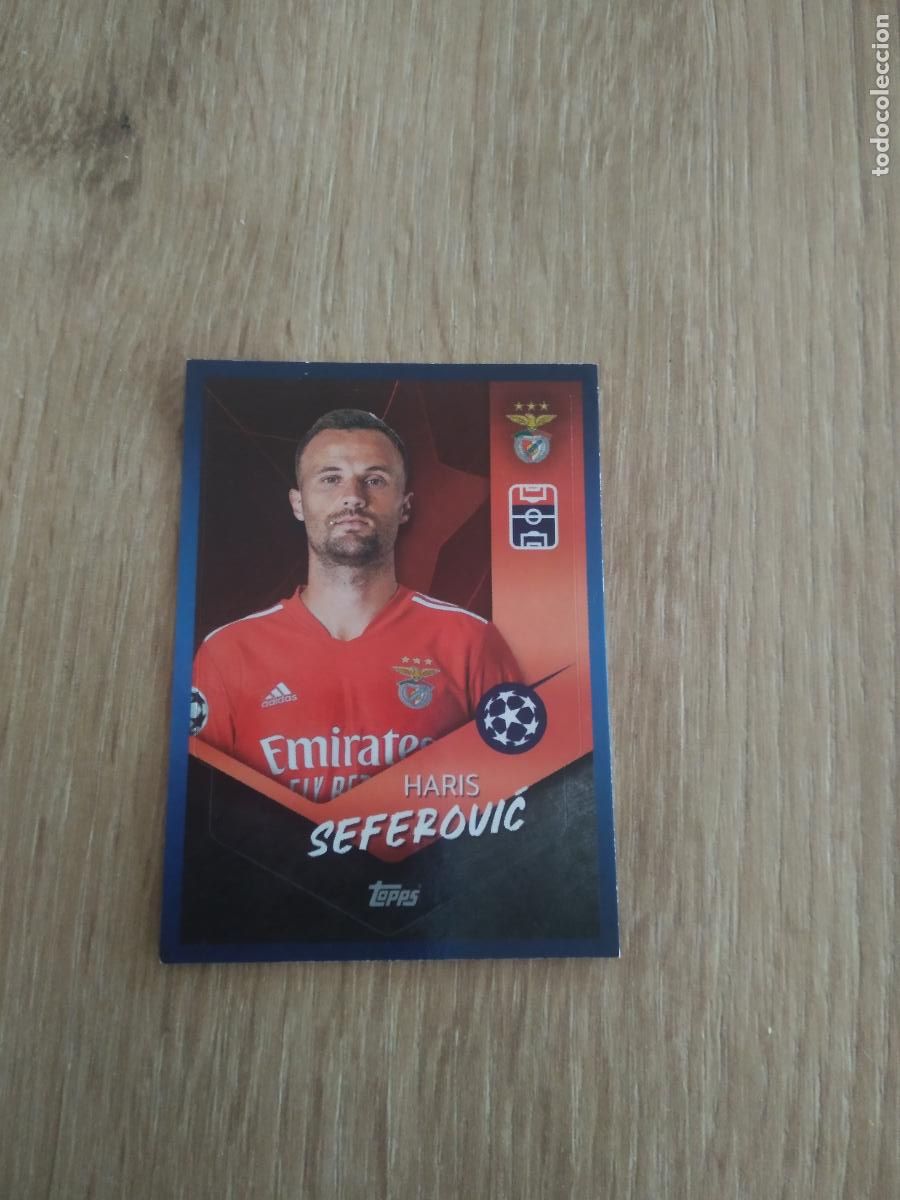 Cromos de F&uacute;tbol: 408 SEFEROVIC BENFICA CROMO FUTBOL TOPPS 21-22 UEFA CHAMPIONS LEAGUE 2021-2022