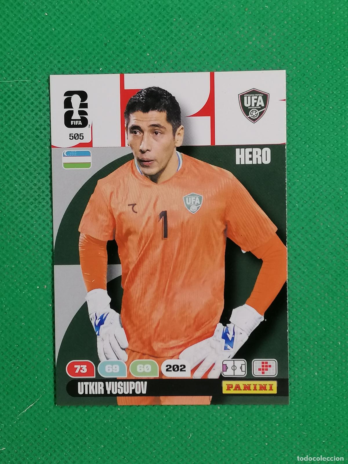 Cromos de Futebol: 505 UTKIR YUSUPOV UZBEKISTAN HERO ⚽ PANINI ADRENALYN FIFA WORLD CUP 26 2026 ⚽