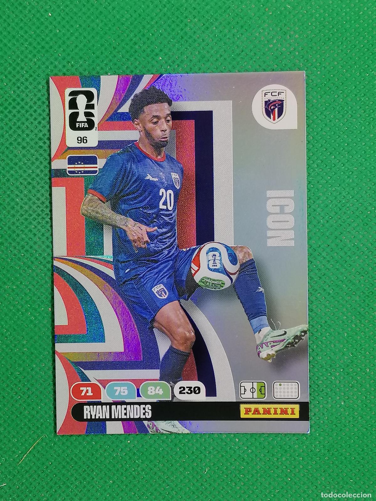 Fu&szlig;ball-Sticker: 96 RYAB MENDES CABO VERDE ICON ⚽ PANINI ADRENALYN FIFA WORLD CUP 26 2026 ⚽