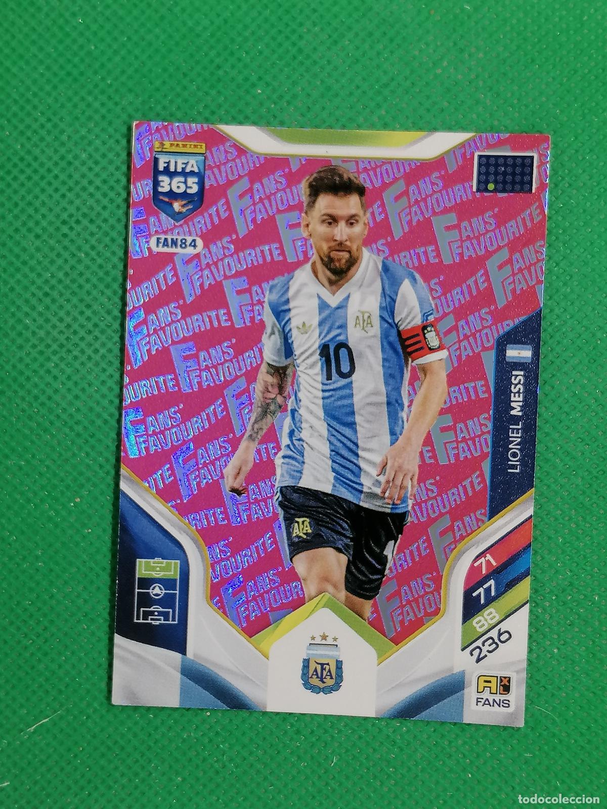 Cromos de F&uacute;tbol: FAN84 LIONEL MESSI ARGENTINA PARALELA ROJA RED ⚽ PANINI ADRENALYN FIFA 365 2025 2026 25 26 ⚽