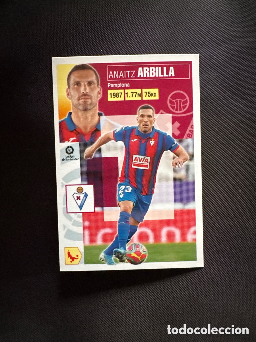 Cromos de Futebol: ARBILLA EIBAR N&Uacute;MERO 5 LIGA ESTE 2020 2021