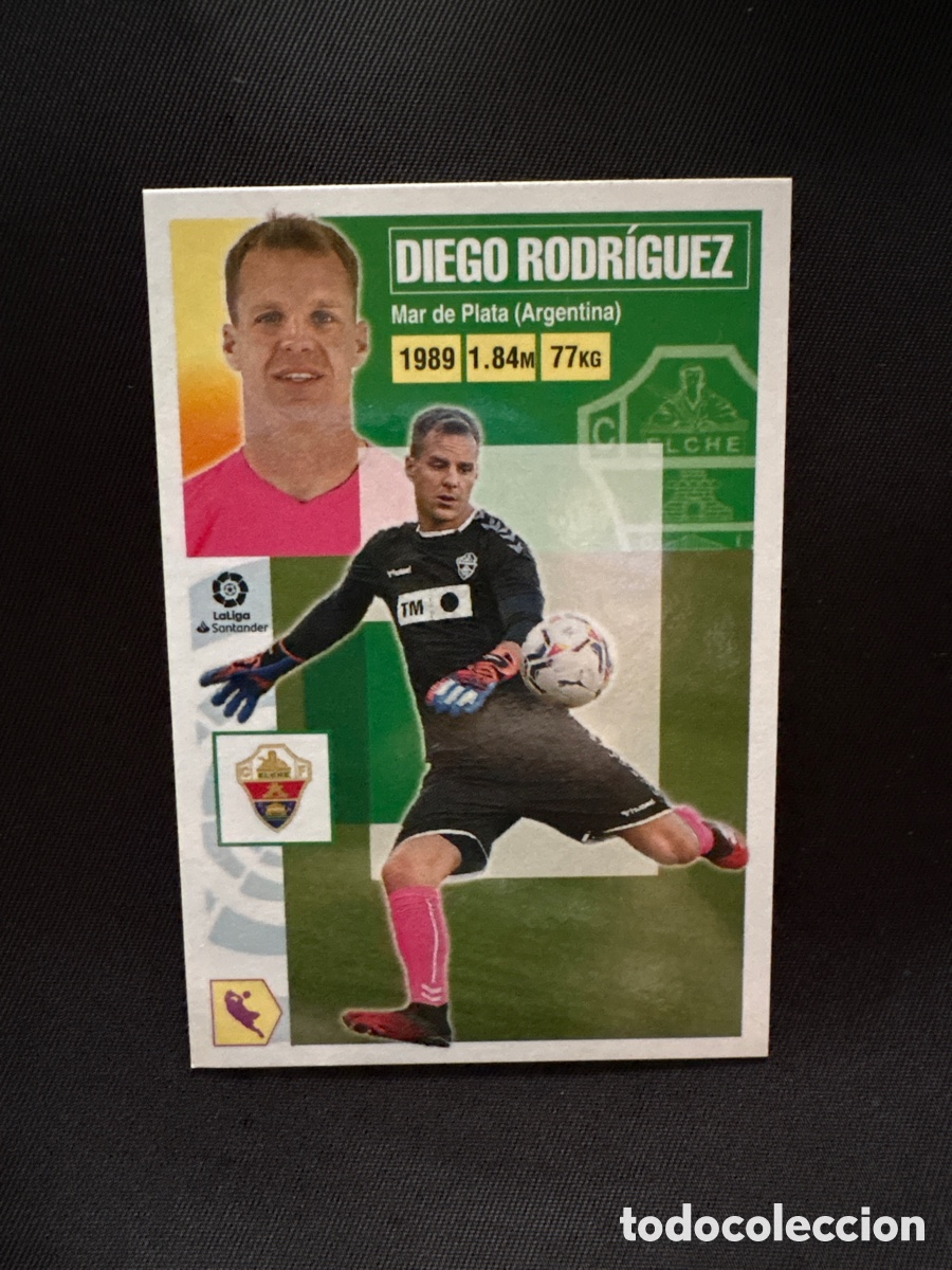 Figurine di Calcio: DIEGO RODR&Iacute;GUEZ ELCHE NUMERO 3 BIS LIGA ESTE 2020 2021