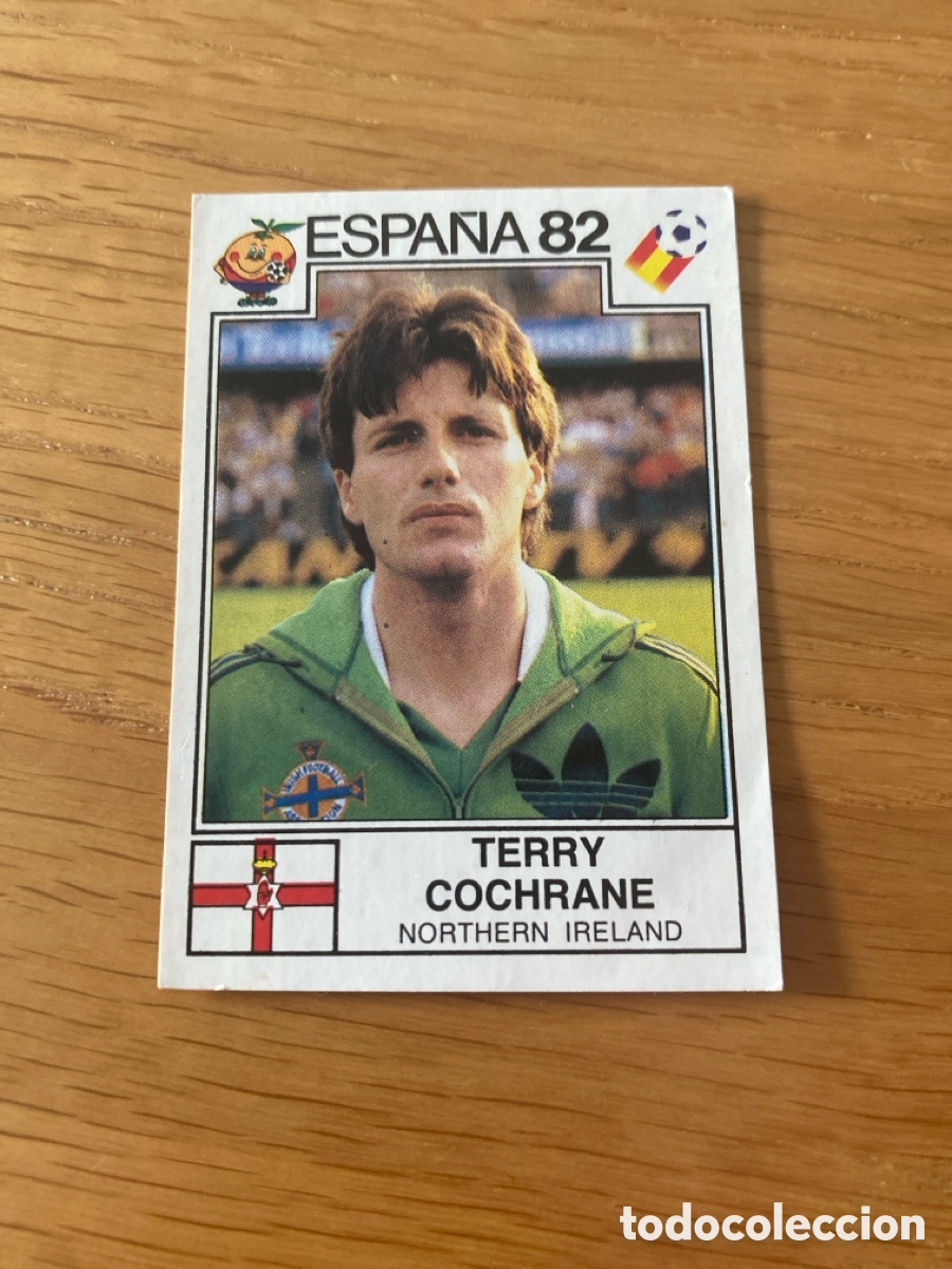 Cromos de F&uacute;tbol: Cromo panini mundial Espa&ntilde;a 82 n&uacute;mero 341 Cochrane - Sticker album world cup Spain 1982