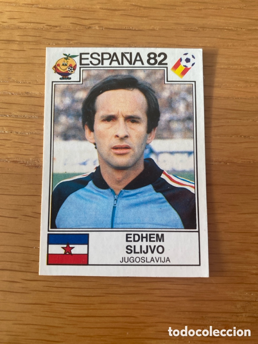 Cromos de F&uacute;tbol: Cromo panini mundial Espa&ntilde;a 82 n&uacute;mero 319 Slijvo - Sticker album world cup Spain 1982