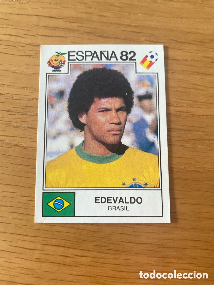Cromos de F&uacute;tbol: Cromo panini mundial Espa&ntilde;a 82 n&uacute;mero 367 Edevaldo - Sticker album world cup Spain 1982