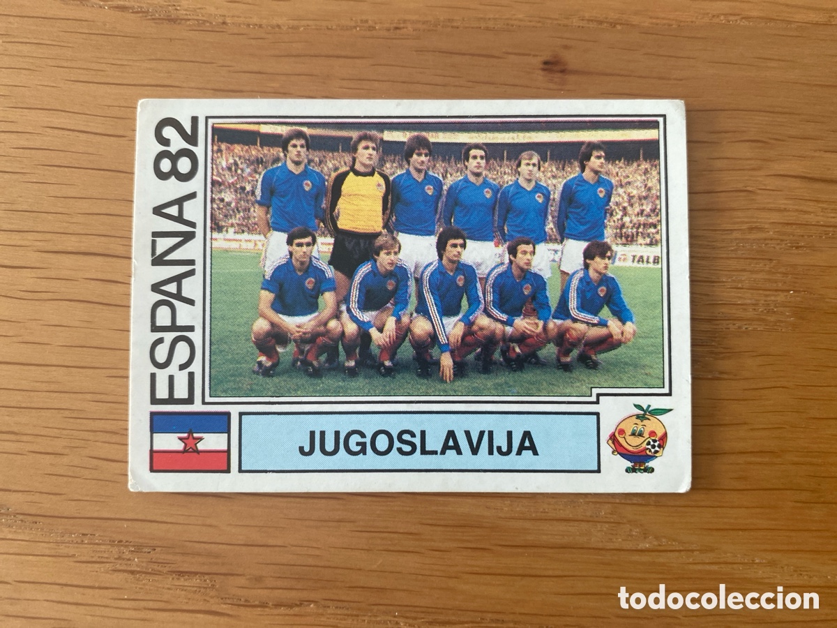 Cromos de F&uacute;tbol: Cromo panini mundial Espa&ntilde;a 82 n&uacute;mero 311 Yugoslavia - Sticker album world cup Spain 1982 Team