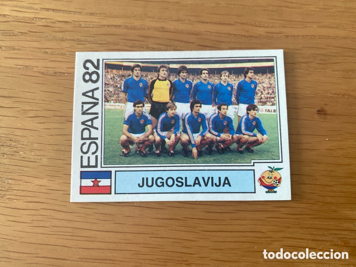 Cromos de f&uacute;tbol: Cromo panini mundial Espa&ntilde;a 82 n&uacute;mero 311 Yugoslavia - Sticker album world cup Spain Jugoslavija