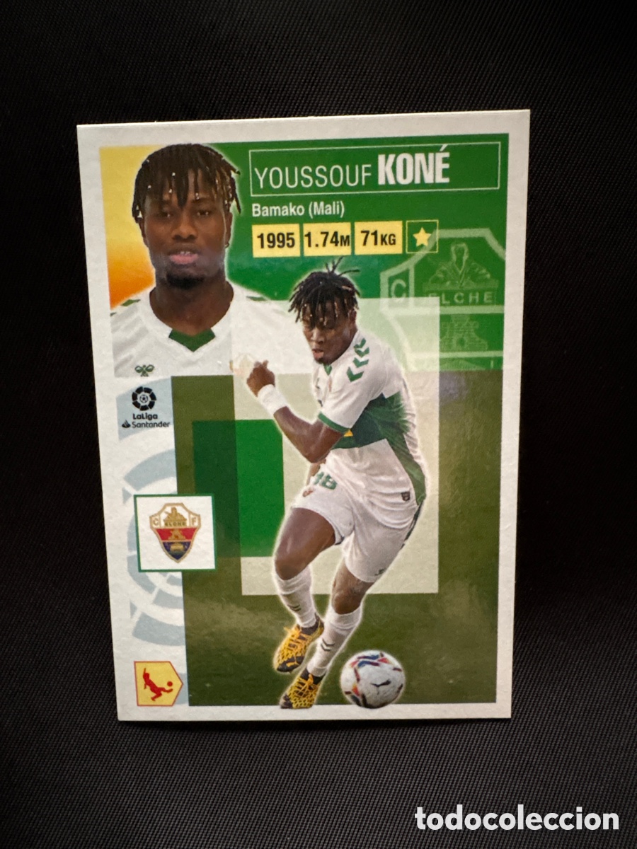 Fu&szlig;ball-Sticker: KONE NUMERO 9 BIS ELCHE LIGA ESTE 2020 2021