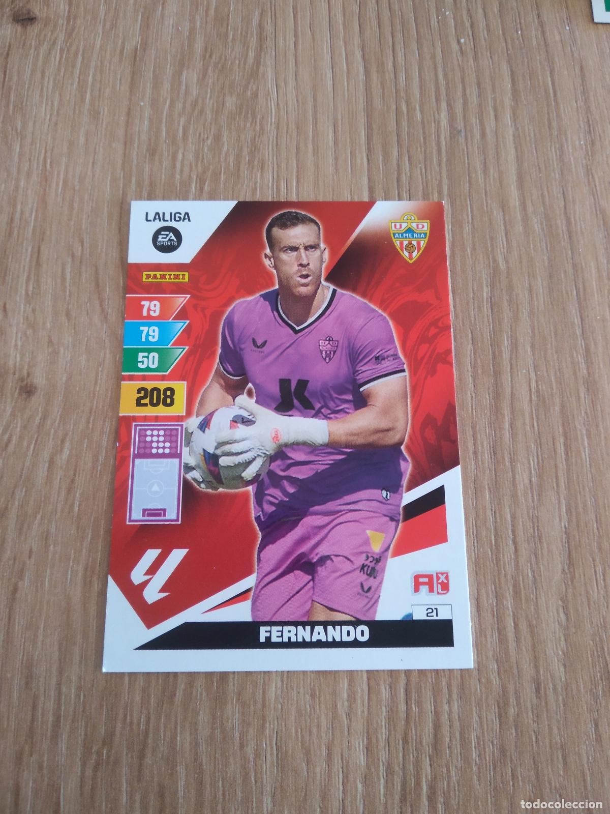 Cromos de F&uacute;tbol: 21 FERNANDO ALMERIA CROMO FUTBOL PANINI LIGA 23-24 ADRENALYN 2023-2024