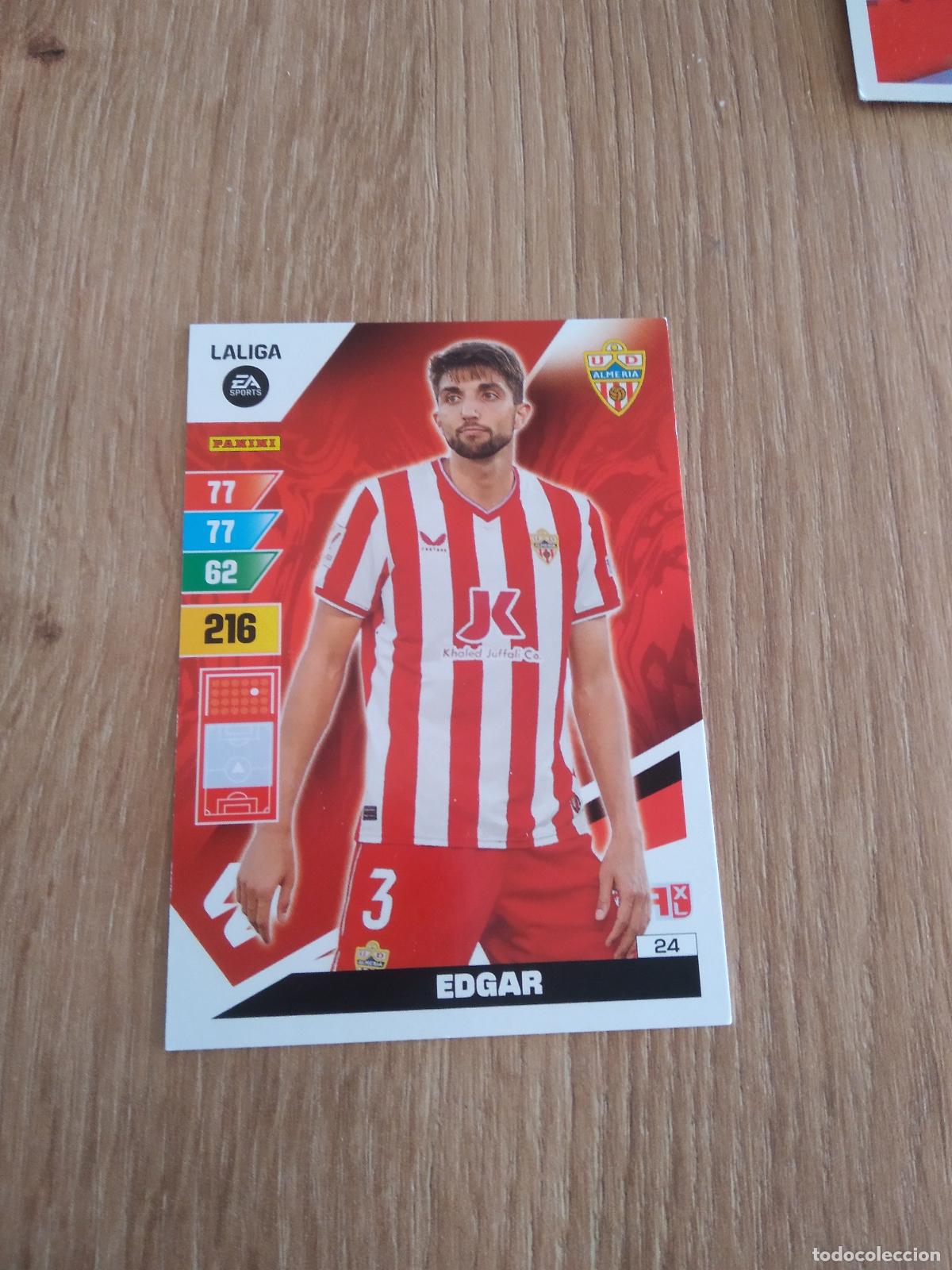 Football Stickers: 24 EDGAR ALMERIA CROMO FUTBOL PANINI LIGA 23-24 ADRENALYN 2023-2024