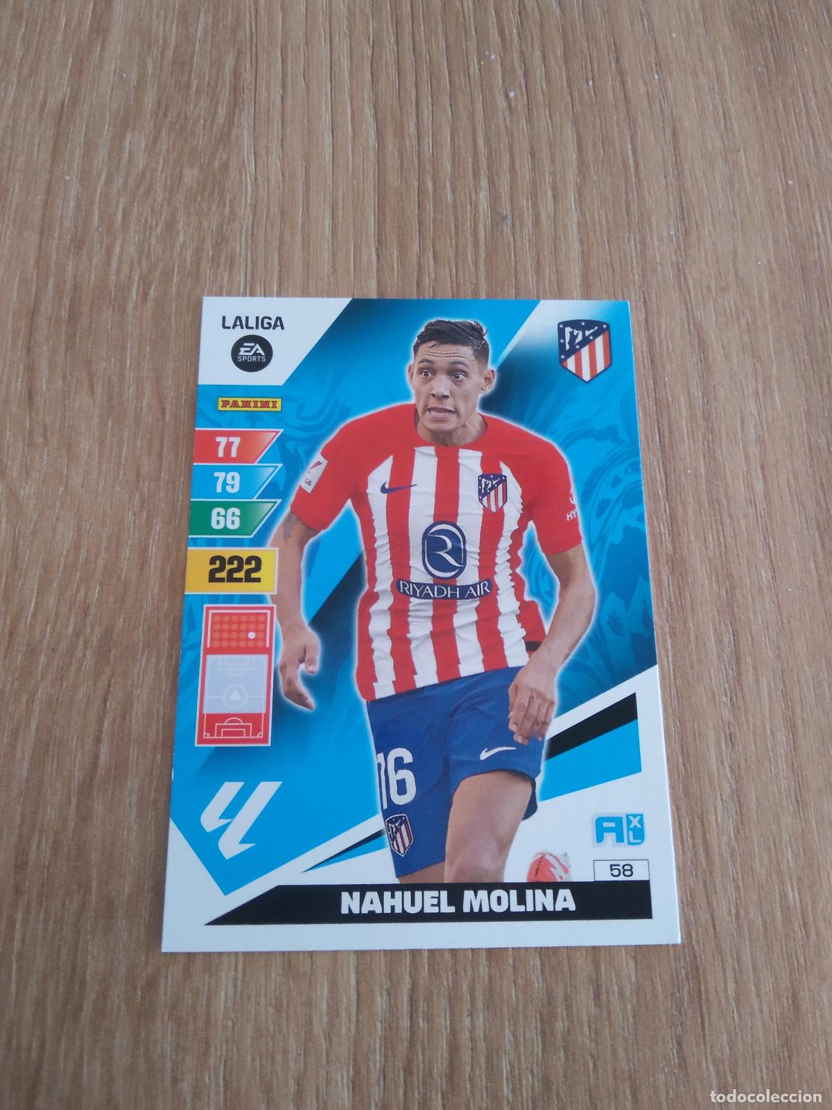 Cromos de Futebol: 58 NAHUEL MOLINA ATLETICO MADRID CROMO FUTBOL PANINI LIGA 23-24 ADRENALYN 2023-2024