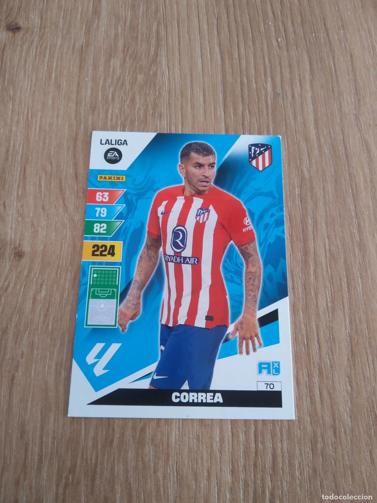Cromos de Futebol: 70 CORREA ATLETICO MADRID CROMO FUTBOL PANINI LIGA 23-24 ADRENALYN 2023-2024