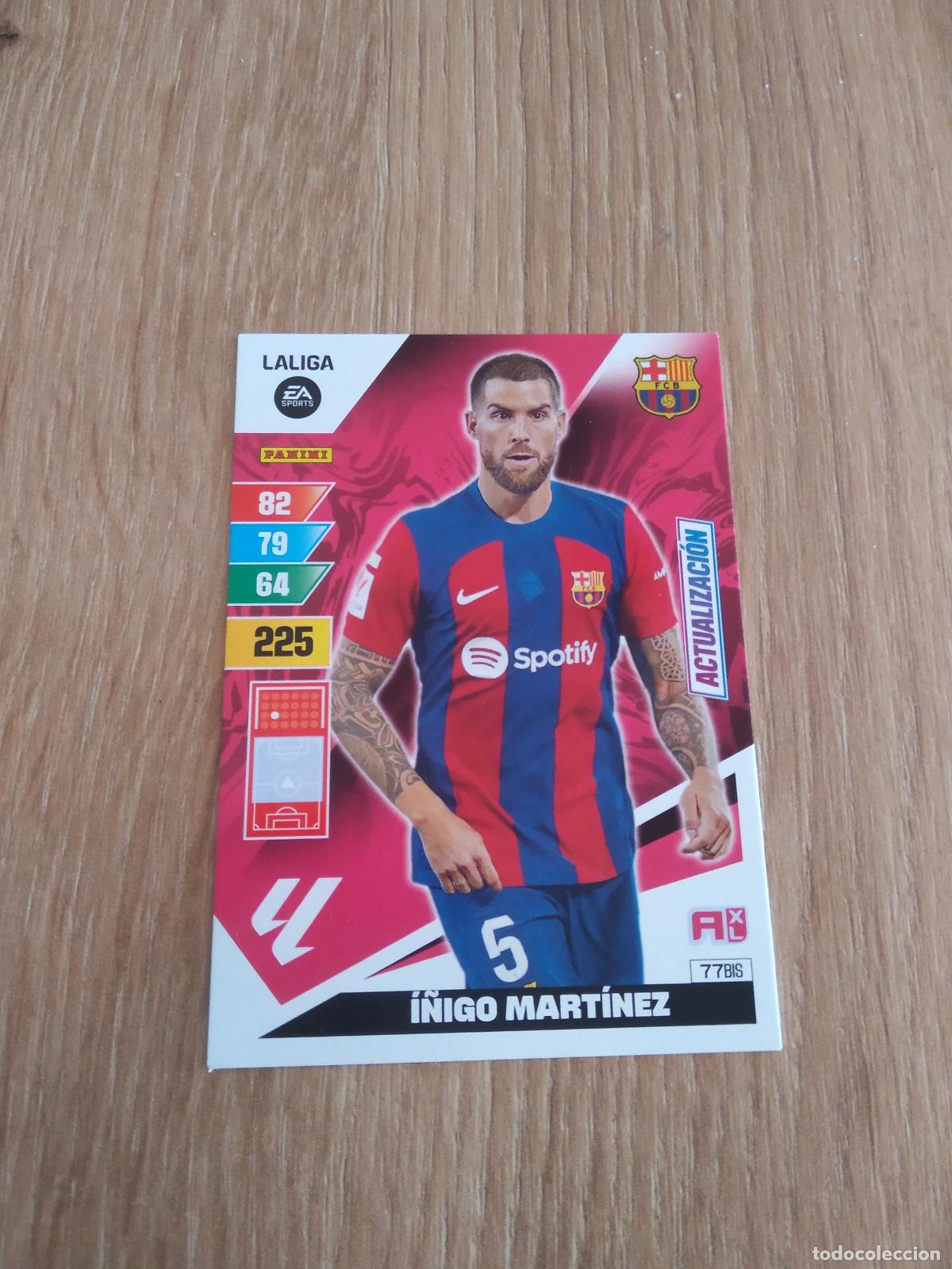 Cromos de F&uacute;tbol: 77 BIS I&Ntilde;IGO MARTINEZ BARCELONA BAR&Ccedil;A CROMO FUTBOL PANINI LIGA 23-24 ADRENALYN 2023-2024