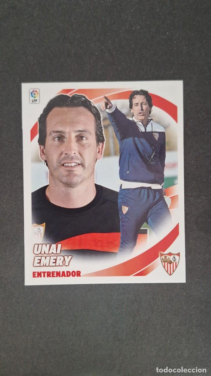 Fu&szlig;ball-Sticker: L4 UNAI EMERY ENTRENADOR SEVILLA F. C. MERCADO INVIERNO LIGA ESTE 2012 2013 12 13 NUNCA PEGADO