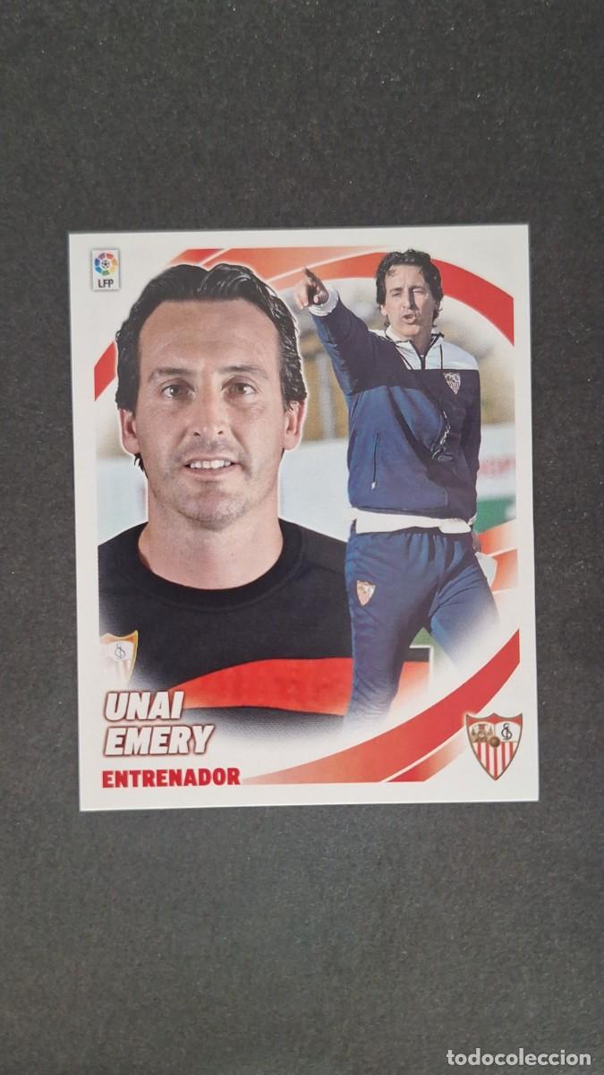Football Stickers: L4 UNAI EMERY ENTRENADOR SEVILLA F. C. MERCADO INVIERNO LIGA ESTE 2012 2013 12 13 NUNCA PEGADO