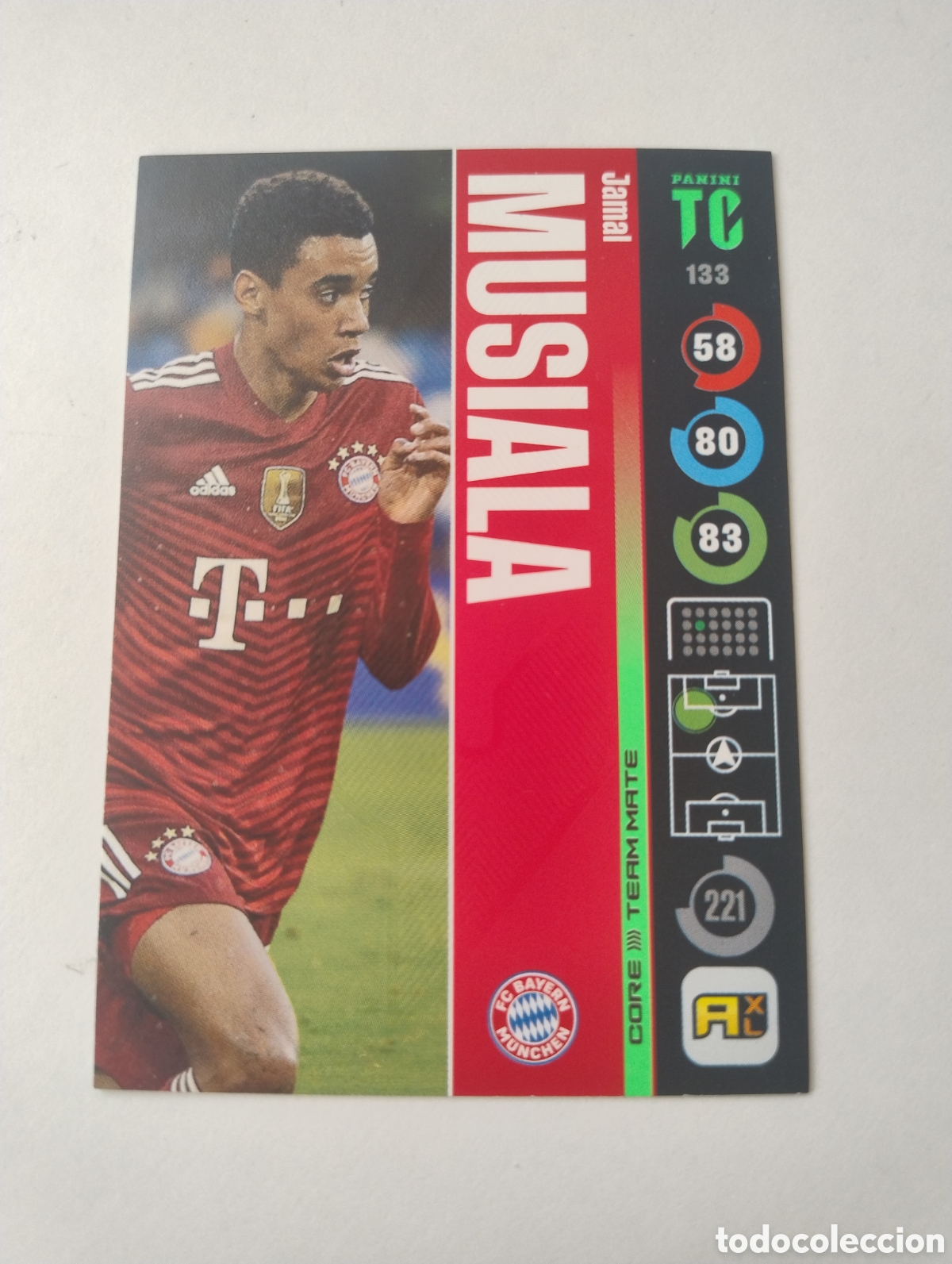 Cromos de F&uacute;tbol: 133 - Musiala - Bayern - Panini Top Class 2022