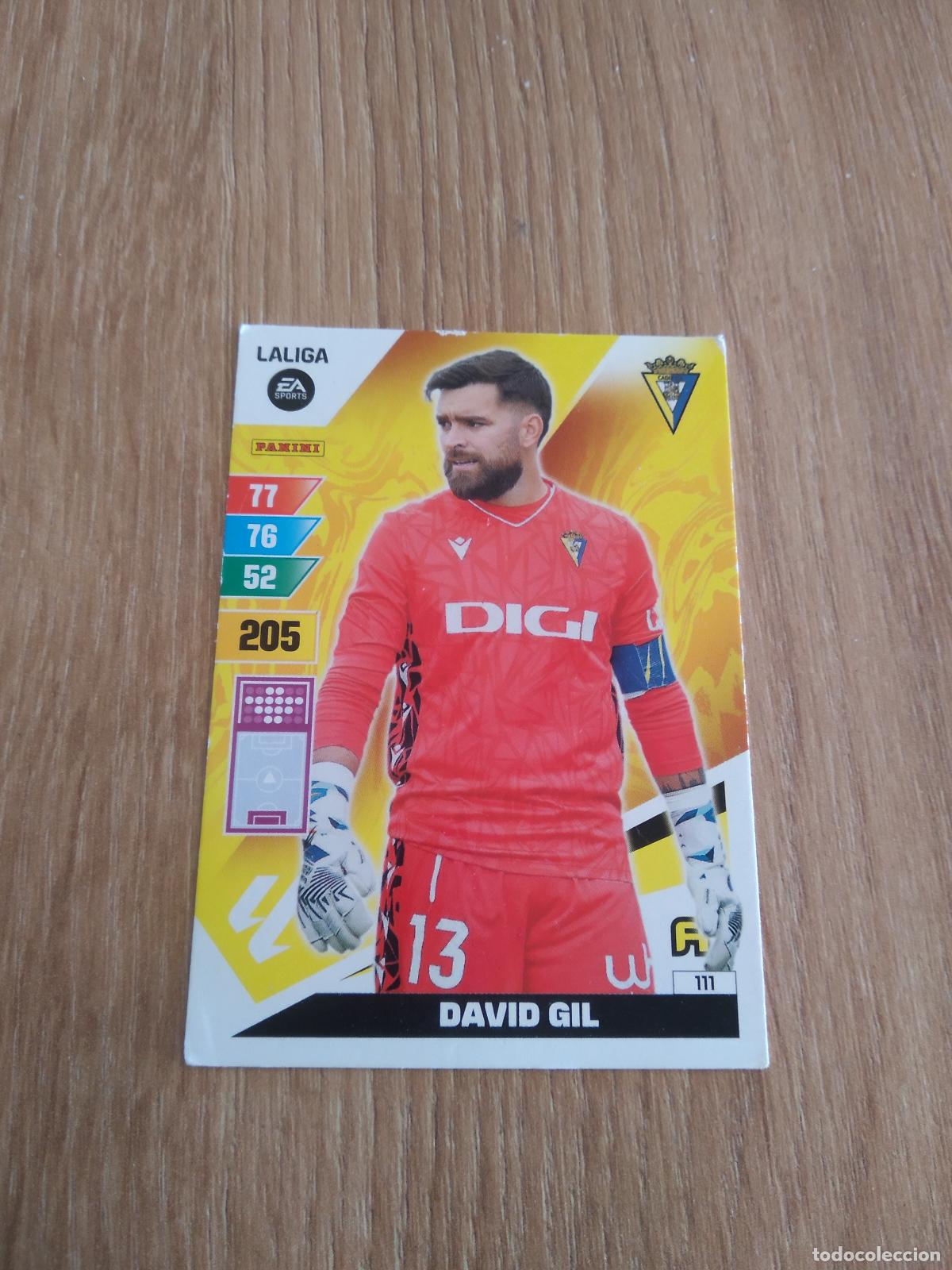 Cromos de F&uacute;tbol: 111 DAVID GIL CADIZ CROMO FUTBOL PANINI LIGA 23-24 ADRENALYN 2023-2024