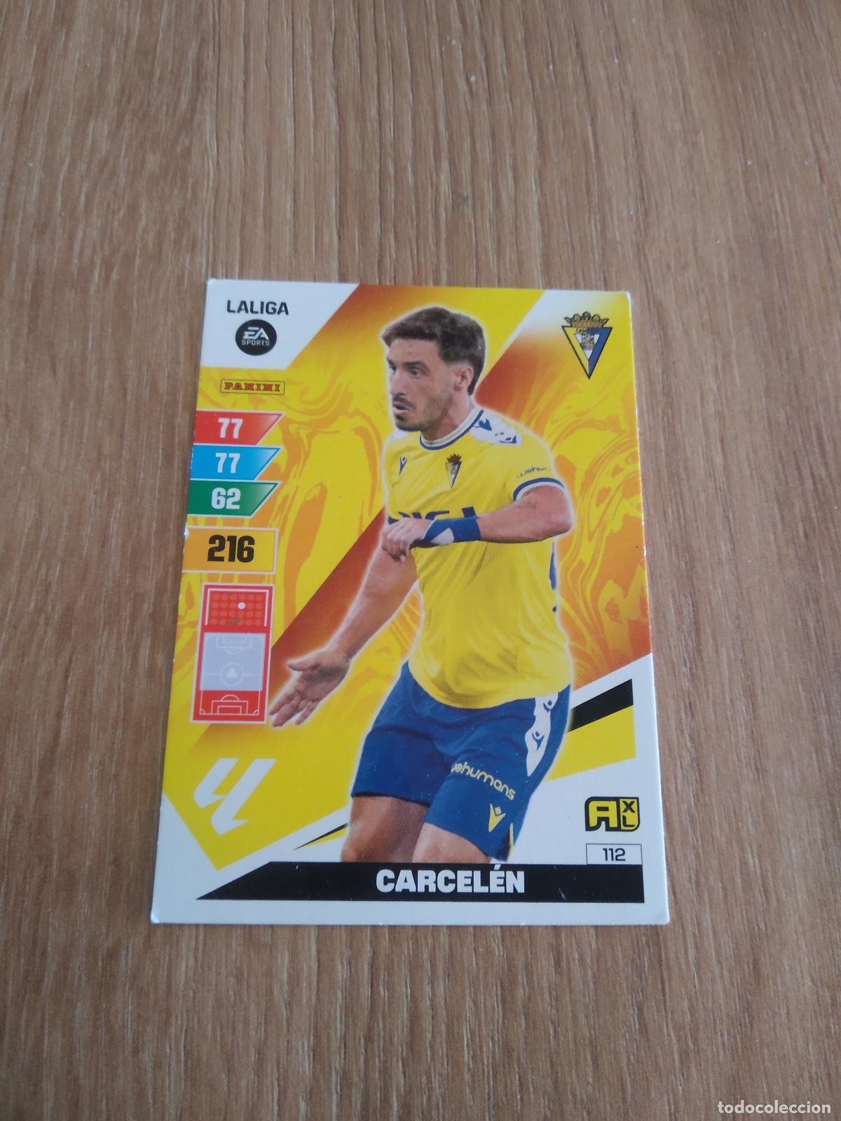 Fu&szlig;ball-Sticker: 112 CARCELEN CADIZ CROMO FUTBOL PANINI LIGA 23-24 ADRENALYN 2023-2024