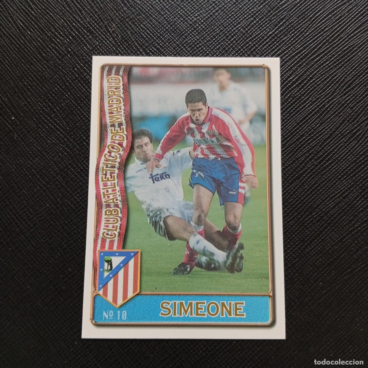 Cromos de Futebol: 10 SIMEONE AT MADRID MUNDICROMO 1996 1997 CROMO FUTBOL LIGA 96 97 - A206 PG2