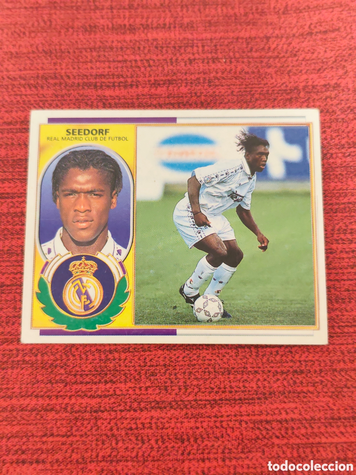 Cromos de Futebol: DOBLE IMAGEN SEEDORF REAL MADRID EDICIONES ESTE 1996 1997