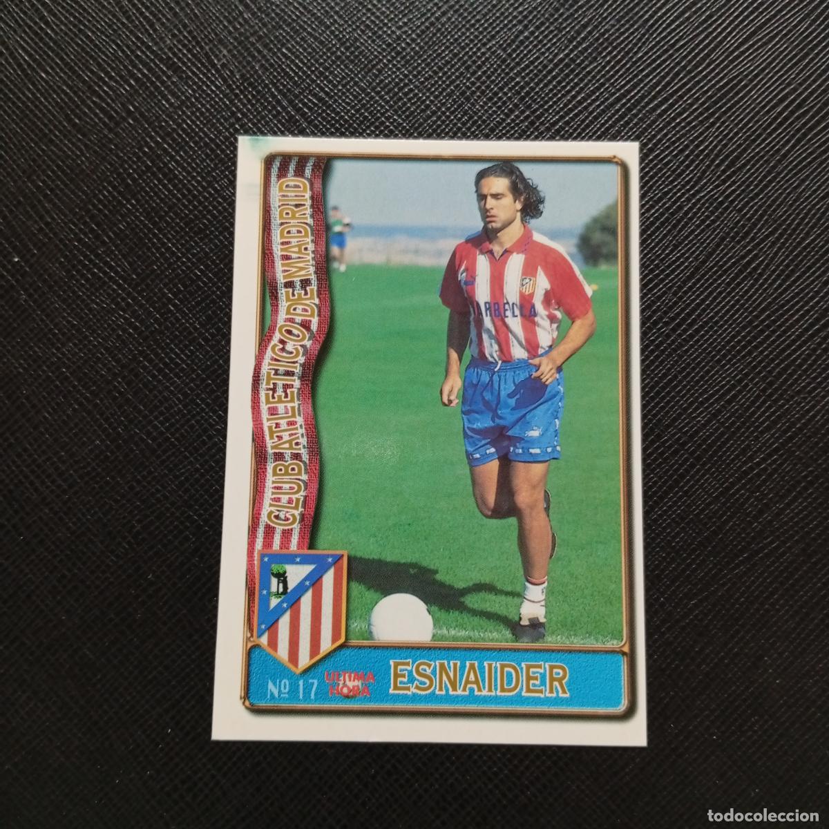 Cromos de F&uacute;tbol: 17 ESNAIDER AT MADRID MUNDICROMO 1996 1997 CROMO FUTBOL LIGA 96 97 - A206 PG3 ULTIMA HORA