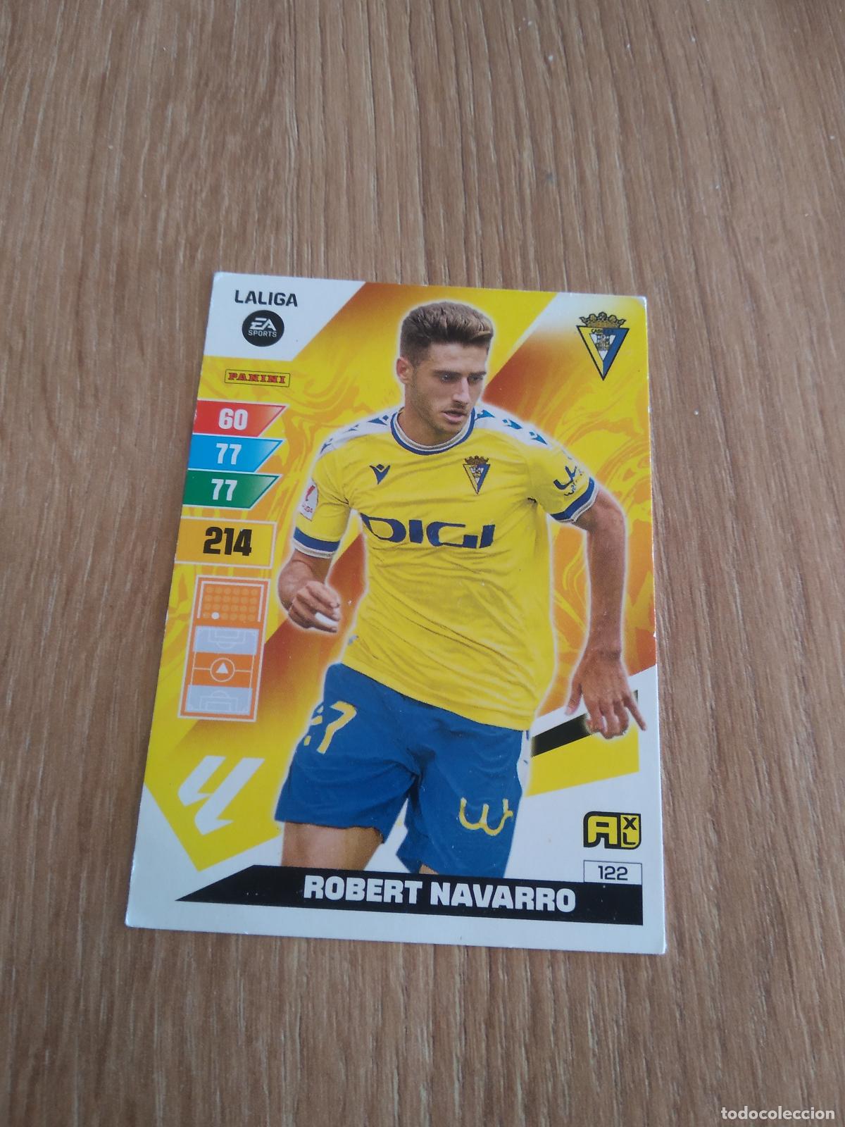 Cromos de Futebol: 122 ROBERT NAVARRO CADIZ CROMO FUTBOL PANINI LIGA 23-24 ADRENALYN 2023-2024