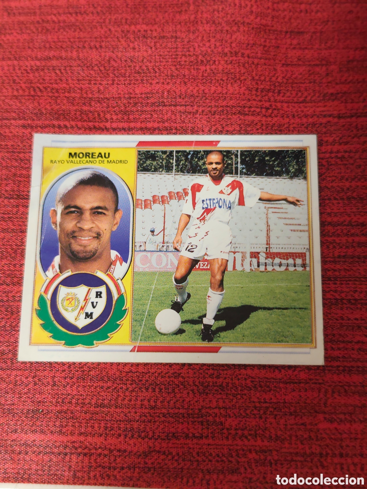 Cromos de F&uacute;tbol: COLOCA MOREAU RAYO VALLECANO EDICIONES ESTE 1996 1997