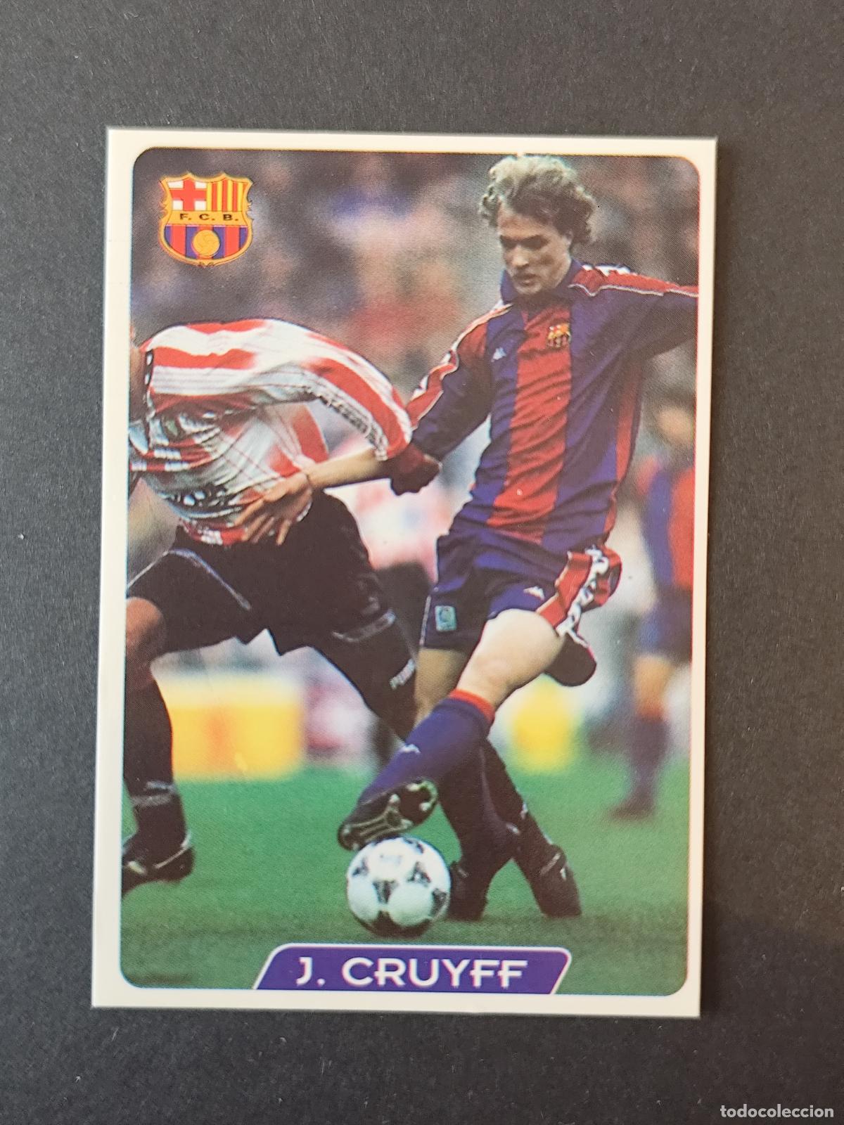Fu&szlig;ball-Sticker: 71 JORDI CRUYFF BARCELONA BAR&Ccedil;A MUNDICROMO FICHAS LIGA 1995 1996 95 96