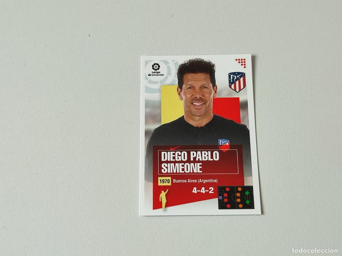 Cromos de Futebol: LIGA ESTE PANINI 2020 2021 20 21 DIEGO PABLO SIMEONE 1 ATLETICO DE MADRID SIN PEGAR S2