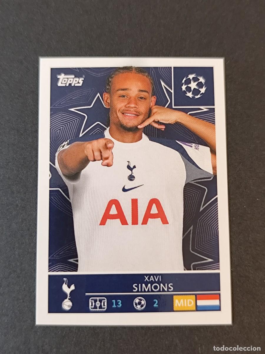 Cromos de F&uacute;tbol: 446 XAVI SIMONS TOTTENHAM HOTSPUR STICKER CHAMPIONS LEAGUE 2025 2026 25 26 TOPPS