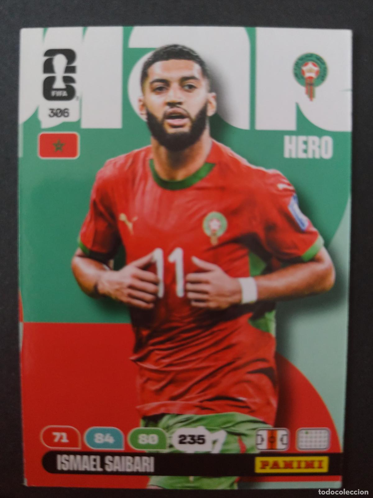 Cromos de F&uacute;tbol: 306 ISMA&Euml;L SAIBARI MARRUECOS ADRENALYN MUNDIAL FIFA WORLD CUP 2026 PANINI