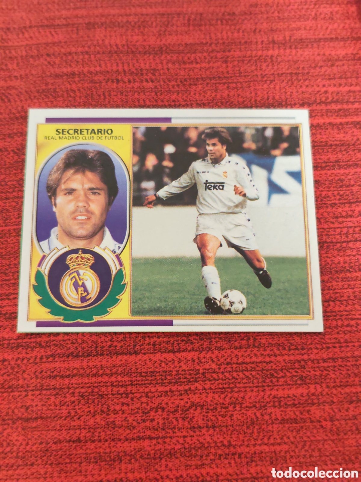 Cromos de F&uacute;tbol: VERSI&Oacute;N DIF&Iacute;CIL FICHAJE 18 SECRETARIO REAL MADRID EDICIONES ESTE 1996 1997